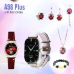 Montre connectée pour les hommes et les femmes moniteur d'activité physique écran de Q-8 pouces